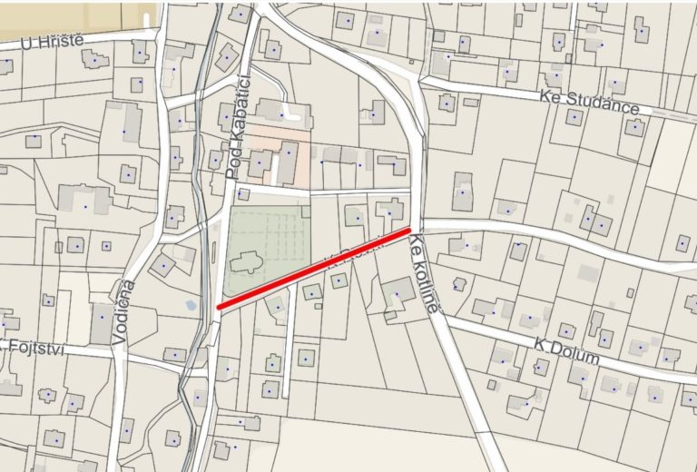 DOPRAVNÍ OMEZENÍ NA UL. K ROVNI V CHLEBOVICÍCH