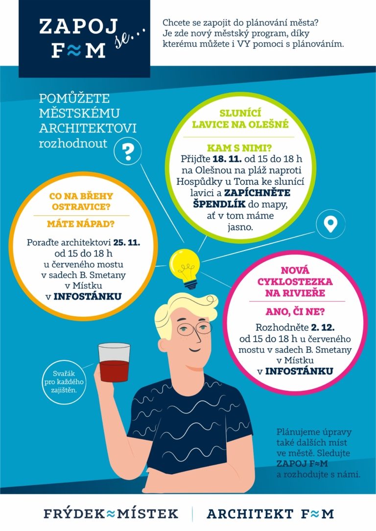 ZÁLEŽÍ VÁM NA VZHLEDU MĚSTA? RÁDI BYSTE ŘEKLI SVŮJ NÁZOR?