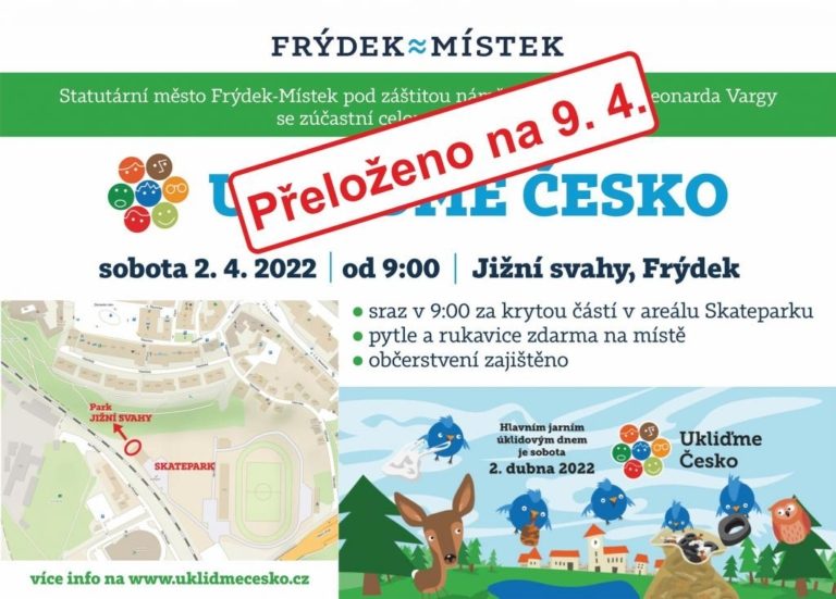 ZRUŠENO: ÚKLID JIŽNÍCH SVAHŮ