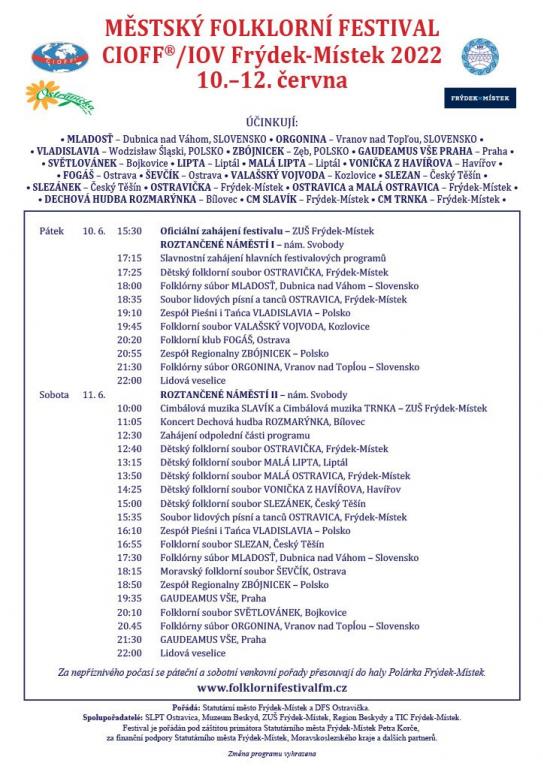 FRÝDEK-MÍSTEK ROZTANČÍ FOLKLÓR