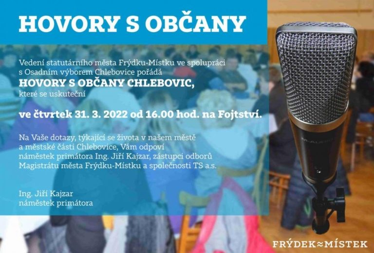 HOVORY S OBČANY CHLEBOVIC