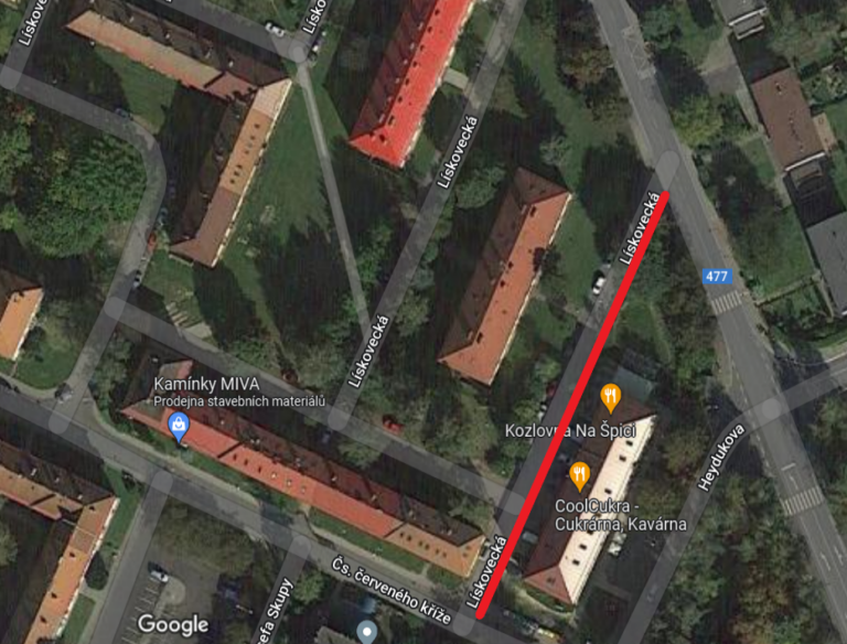 ČÁST LÍSKOVECKÉ OPRAVENA, na řadě je HORYMÍROVA A PARKOVIŠTĚ U NEMOCNICE