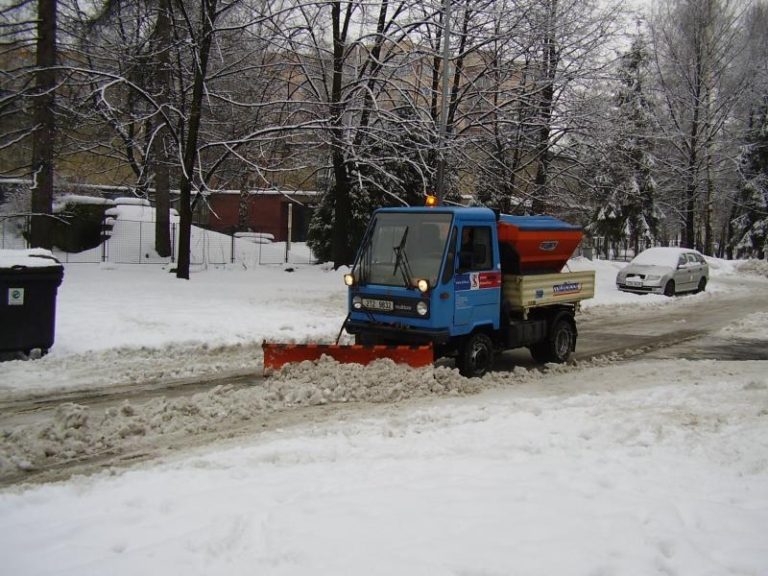Město se připravuje na přívaly sněhu