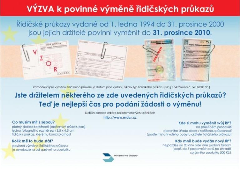Vyměňte si řidičské průkazy