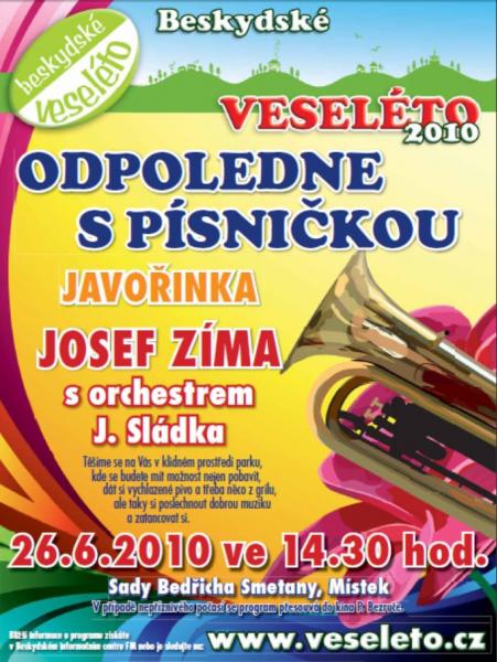 Odpoledne s písničkou ve Smetanových sadech