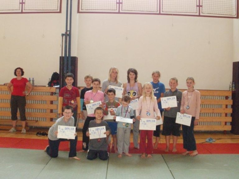 Děti si o prázdninách vyzkoušely judo
