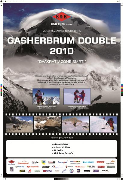 Videoprezentace L. Uhra – Double Gasherbrum tuto sobotu v kině P. Bezruče