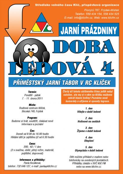 Jarní prázdniny- Klíč nabízí příměstský i pětidenní tábor