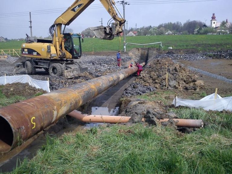 Chránička pro kanalizaci Zelinkovice