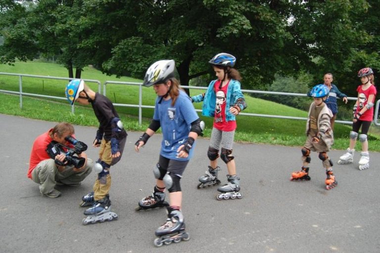Děti z letní Inlinesports školy byly na návštěvě České televize