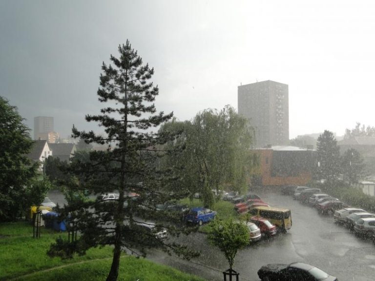 Déšť ovlivňuje hladinu řeky Ostravice