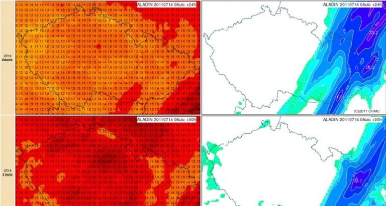 Čekají nás bouřky, nárazový vítr, vydatný déšť a kroupy