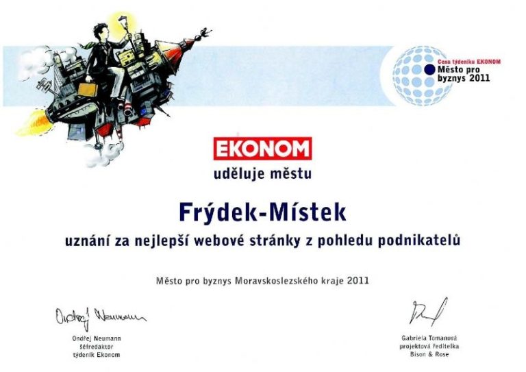 Podnikatelé ocenili webové stránky města
