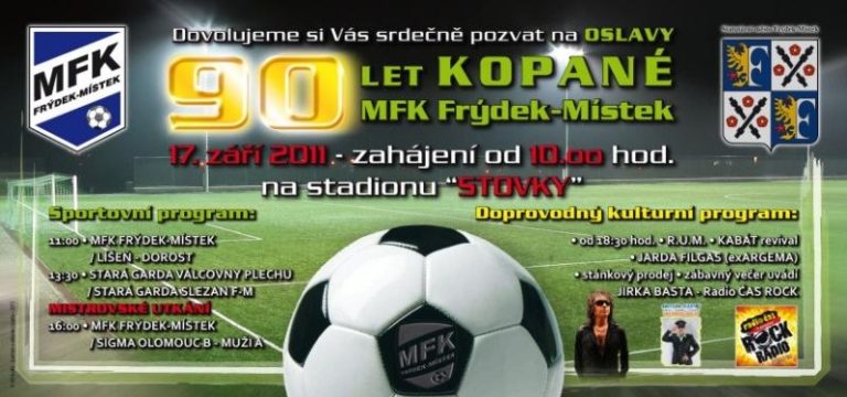 SOBOTA = oslavy kopané