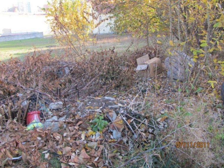 V měsíci listopadu 2011 zlikvidováno 3,72 t odpadu z černých skládek.