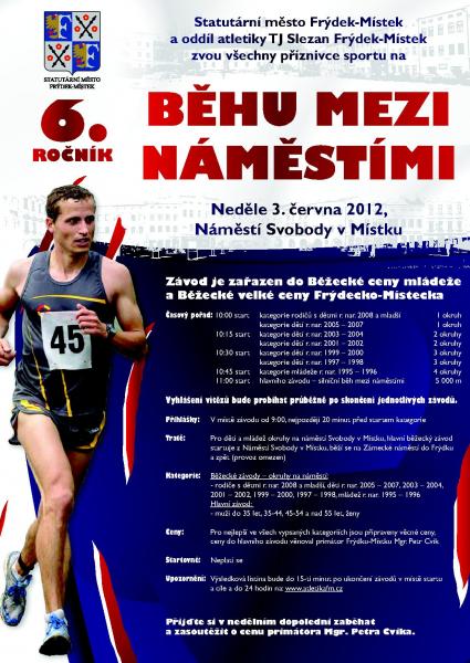 BĚH MEZI NÁMĚSTÍMI JIŽ TUTO NEDĚLI