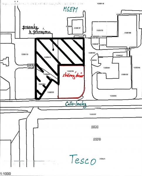 Nabídka pozemků k pronájmu