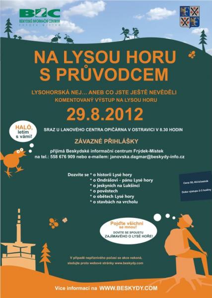 Poslední šance vyjít s průvodcem na Lysou horu o prázdninách!