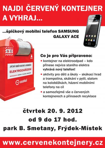 Najdi si svůj červený kontejner!