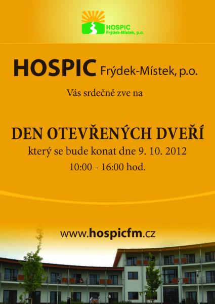 Hospic otevře dveře veřejnosti