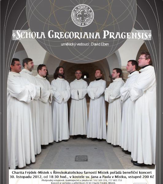Adventní koncert Scholy Gregoriana Pragensis už v pátek