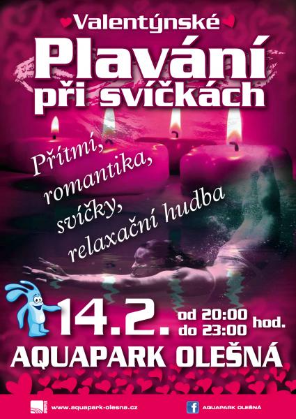 Valentýn v aquaparku Olešná