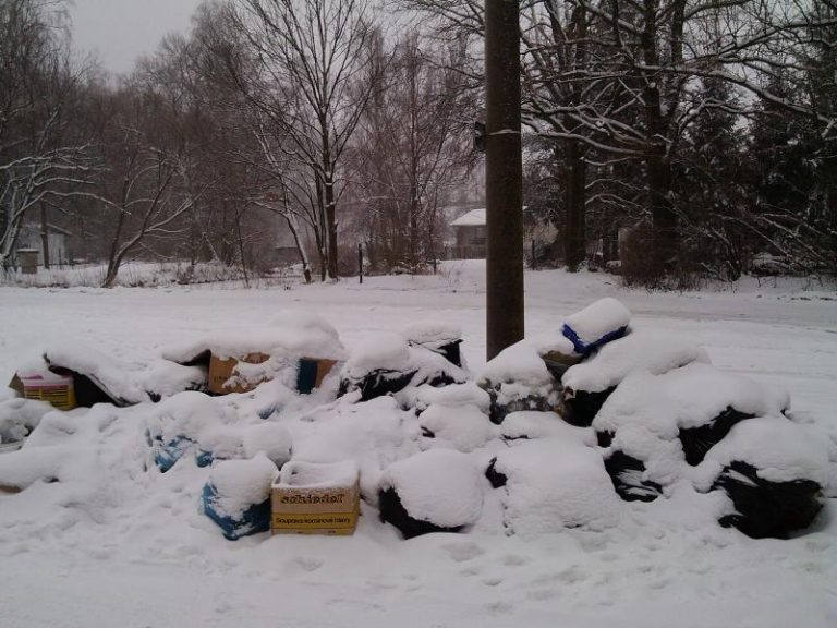 4,35 t odpadu zlikvidováno v měsíci únoru 2013 z černých skládek