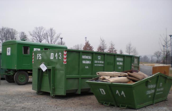 Po městě budou rozestavěny velkoobjemové kontejnery