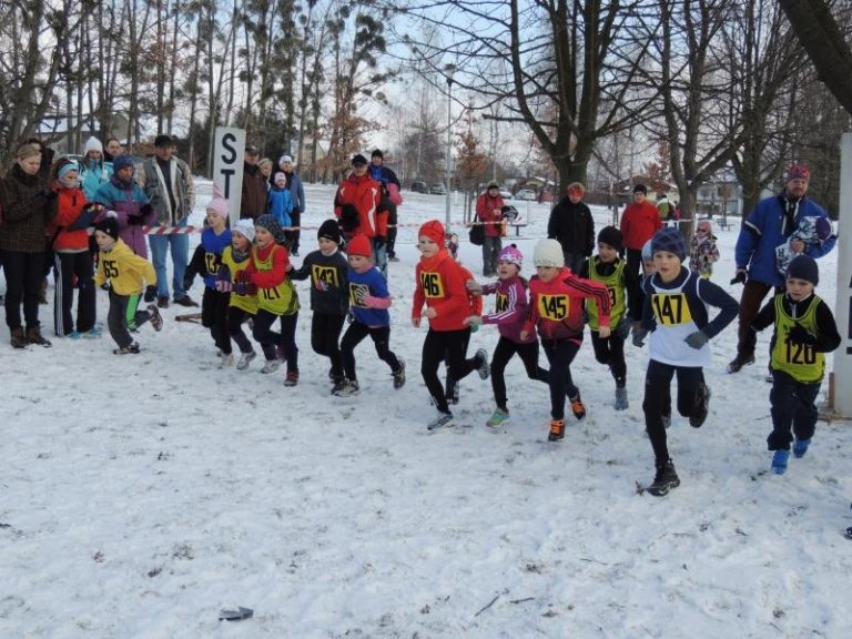 Na Olešné se běhalo – mráz běžce neodradil