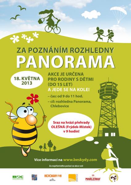 Na kolech na rozhlednu v Chlebovicích