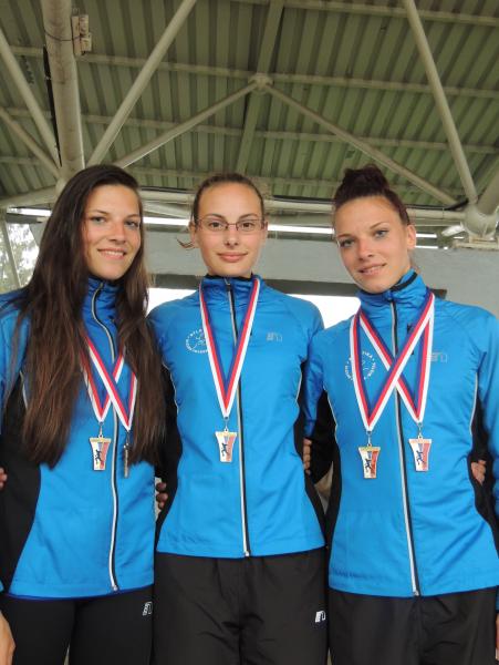 Čtyři zlaté medaile dorostenek z mistrovství Moravy