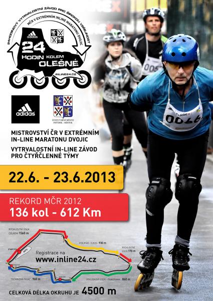 Mistrovství ČR v in-line maratonu ovládne přehradu Olešná