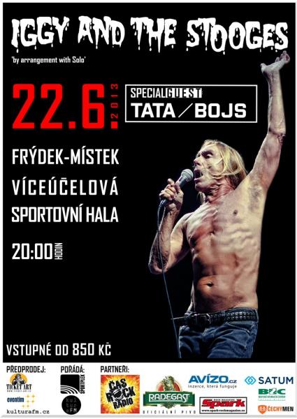 Iggy Pop vystoupí ve Víceúčelové sportovní hale