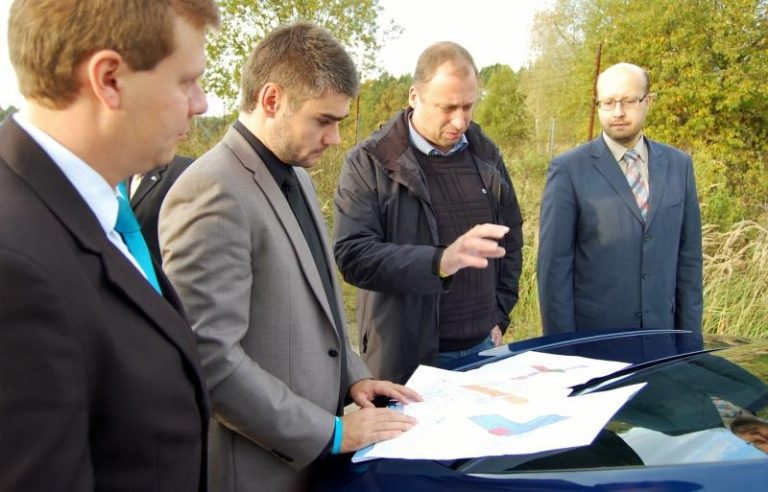 Ministr Podivínský se zajímal o obchvatový Skatulův Hliník