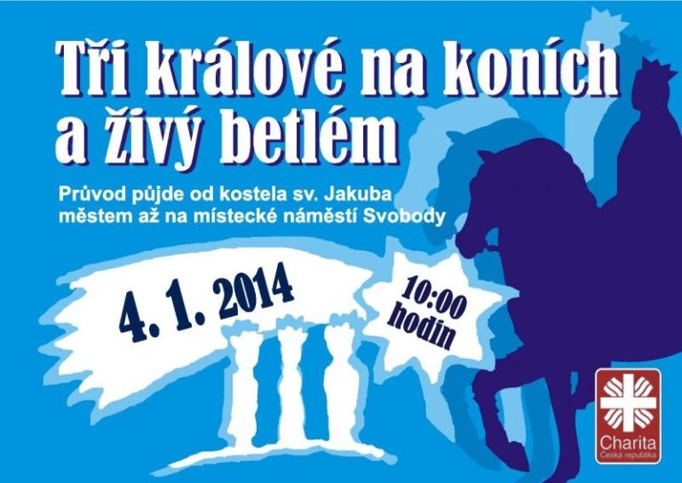 Tři králové na koních projedou městem