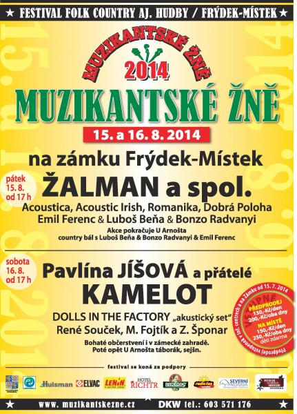 Muzikantské žně na zámku ve Frýdku