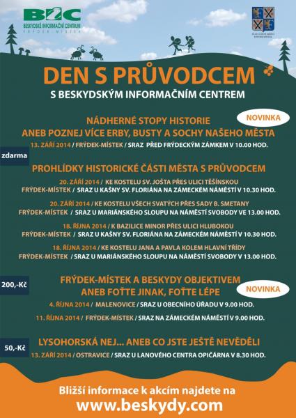 Podzimní Dny s průvodcem pokračují prohlídkou historických částí měst Frýdku a Místku