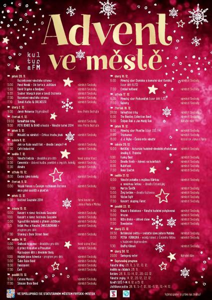Advent ve městě nabídne spoustu zábavy pro děti i dospělé