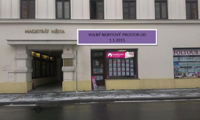 Nabídka k pronájmu nebytových prostor
