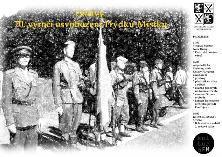 Oslavy osvobození města se uskuteční 4. května