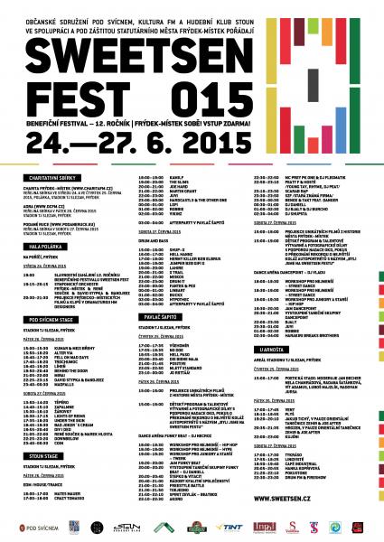 Známe kompletní program Sweetsen festu