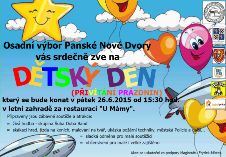 Dětský den – přivítání prázdnin