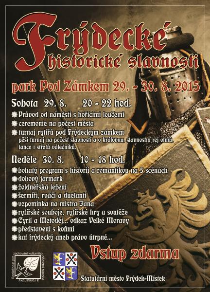 Frýdek-Místek bude patřit rytířům a kejklířům