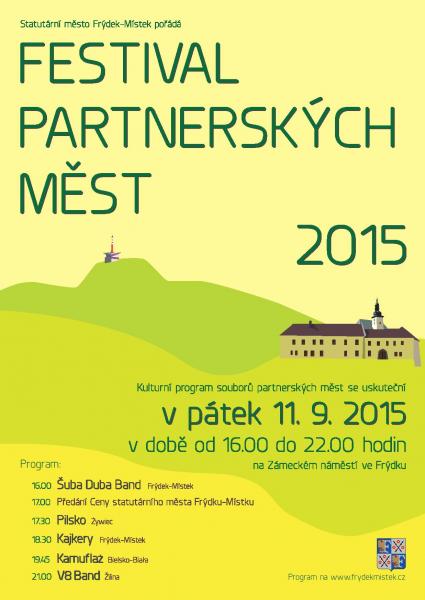 Frýdecké náměstí oživí Festival partnerských měst