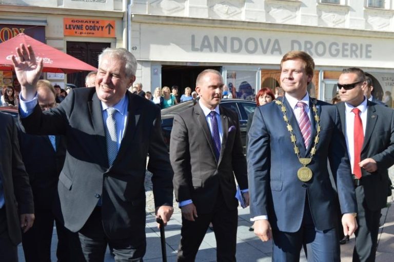 Frýdek-Místek projevil prezidentovi respekt