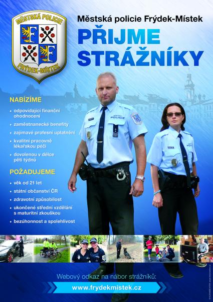 Město nabírá strážníky