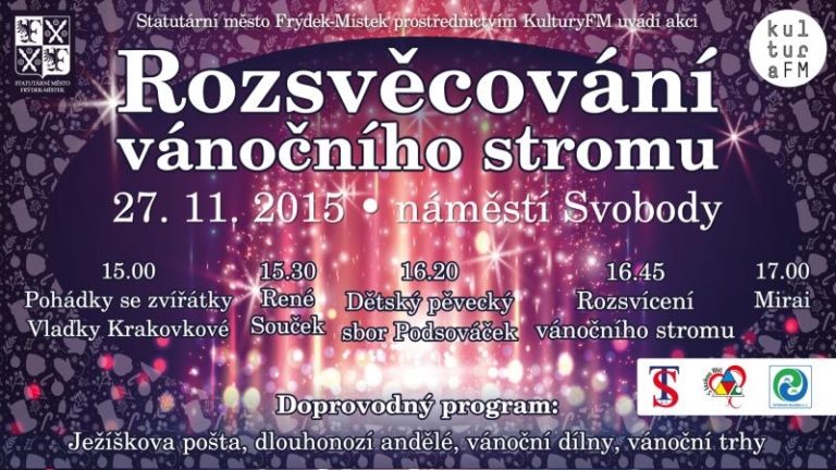 ROZSVÍCENÍ VÁNOČNÍHO STROMU