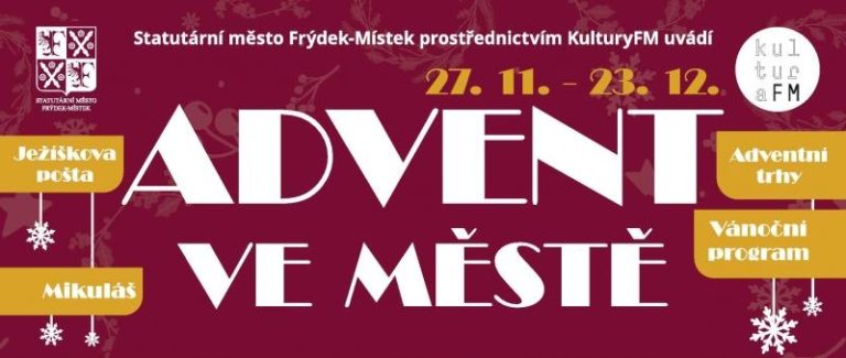 Advent ve městě bude opět plný zábavy pro děti i dospělé