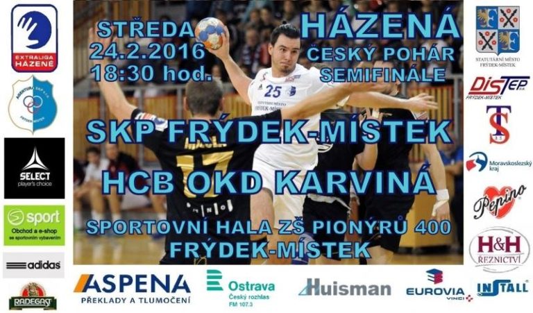 Český pohár házenkářů vstupuje do semifinálových bojů