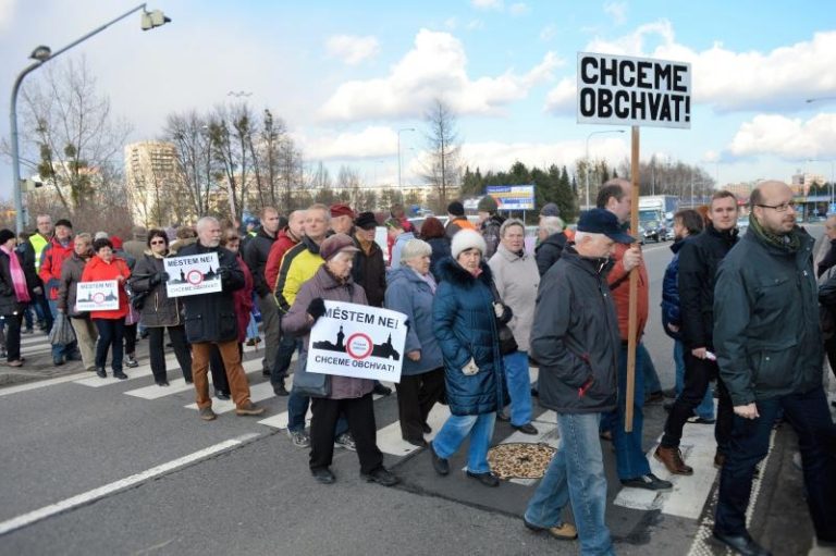 Protestní blokáda průtahu
